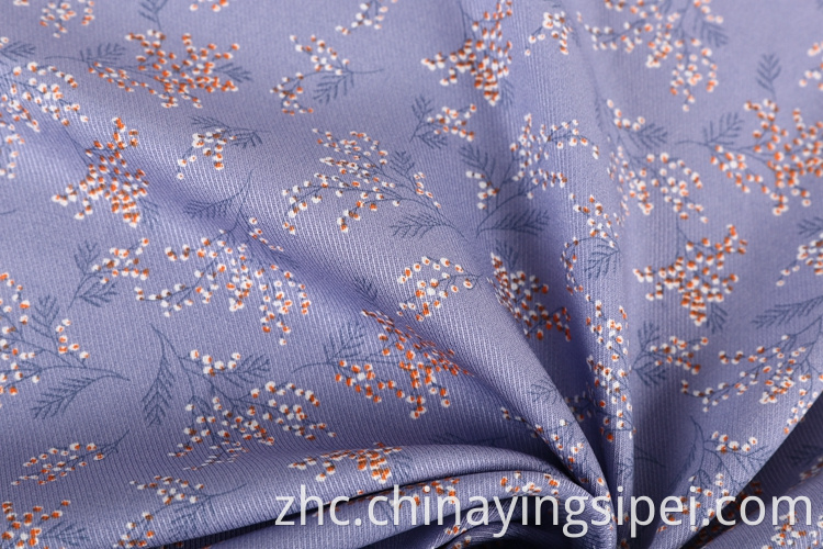 2020产品粘液材料100 Twill Fabric Stocklot人造丝印刷织物